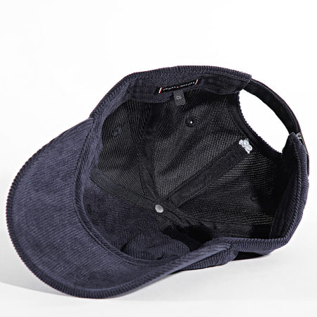 Tommy Hilfiger - Casquette Flag Corduroy Soft 6 Panel 2757 Bleu Marine