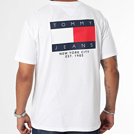 Tommy Jeans - Camiseta Sig Flag 9695 Blanca