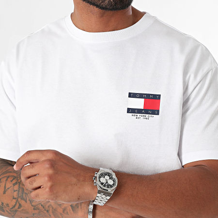 Tommy Jeans - Sig Flag T-shirt 9695 Wit