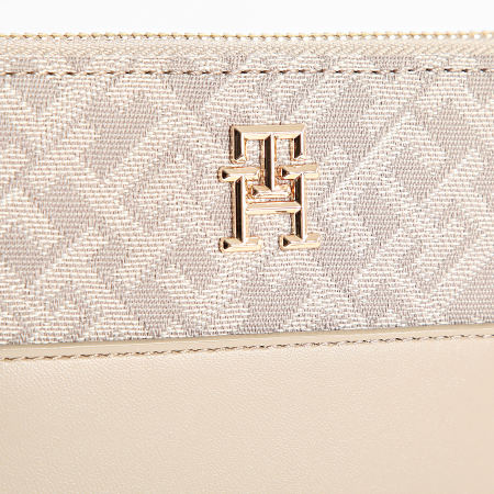 Tommy Hilfiger - Portefeuille Femme Jacquard 7153 Beige