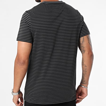 Tommy Jeans - Entry Stripe Slim Tee Shirt 9723 Grigio Nero