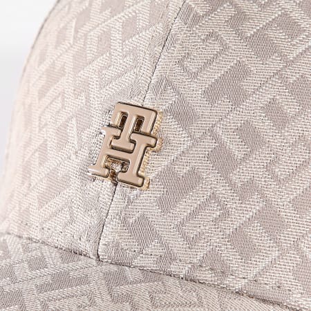 Tommy Hilfiger - Cappello donna Monogram Jacquard 6627 Beige