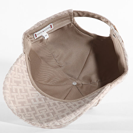 Tommy Hilfiger - Gorra de mujer Monogram Jacquard 6627 Beige