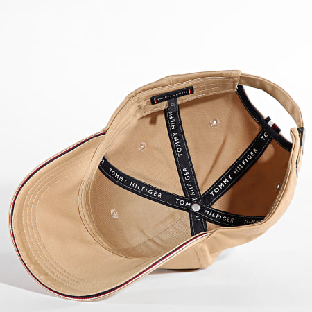 Tommy Hilfiger - TH Corporate Gorra de algodón de 6 paneles 2534 Beige