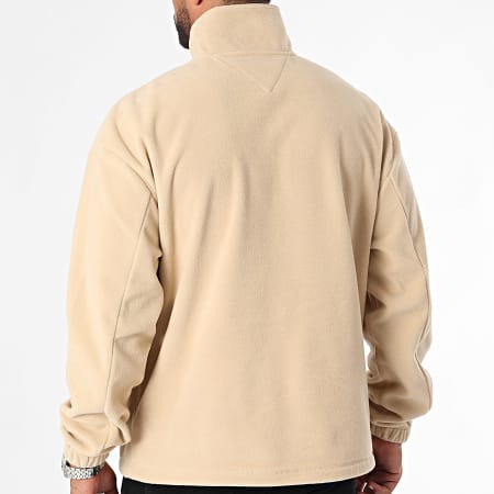 Tommy Jeans - Classic 1/4 Zip Sudadera polar 0506 Beige