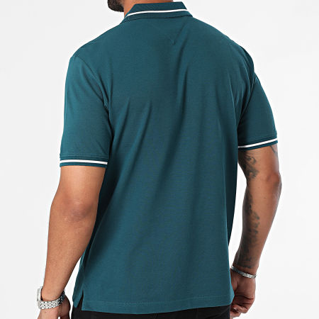 Tommy Jeans - Polo Manga Corta Tipped 0745 Pato Azul