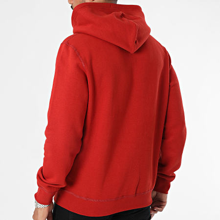 Tommy Hilfiger - Sudadera con capucha Oversize Essential Fleece 7230 Rojo