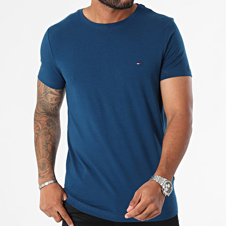 Tommy Hilfiger - Slim Stretch Tee Shirt 0800 Azul Oscuro