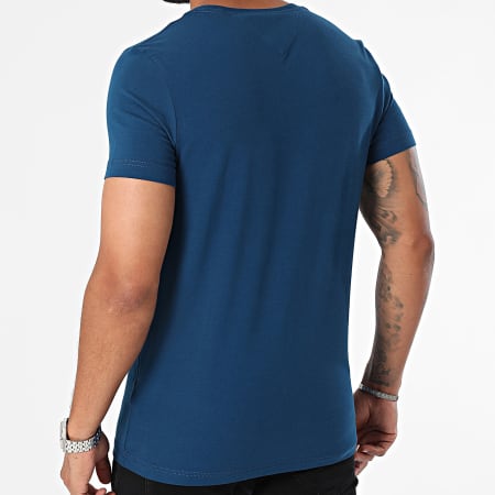 Tommy Hilfiger - Tee Shirt Slim Stretch 0800 Bleu Foncé