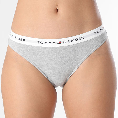 Tommy Hilfiger - Lote de 3 braguitas para mujer 5529 White Grey Heather Black