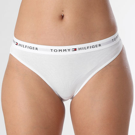 Tommy Hilfiger - Lote de 3 braguitas para mujer 5529 White Grey Heather Black