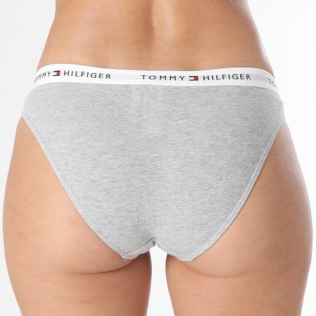 Tommy Hilfiger - Lote de 3 braguitas para mujer 5529 White Grey Heather Black