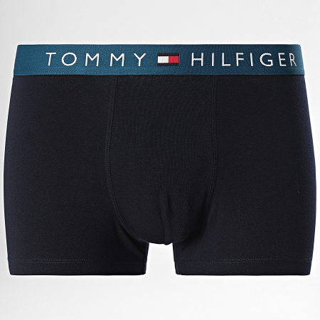 Tommy Hilfiger - Lot De 3 Boxers Trunk 3181 Bleu Marine Blanc Orange