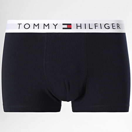 Tommy Hilfiger - Lot De 3 Boxers Trunk 3181 Bleu Marine Blanc Orange