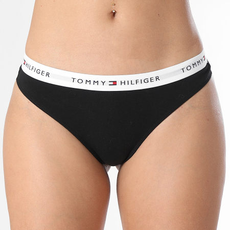 Tommy Hilfiger - Set De 3 Tangas Mujer 5530 Blanco Gris Heather Negro