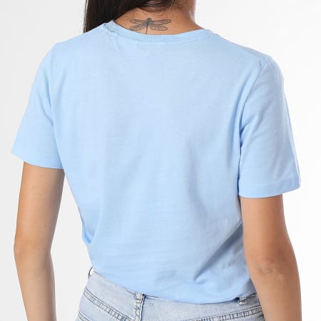 Tommy Hilfiger - Camiseta mujer Corp Logo 0276 Azul claro