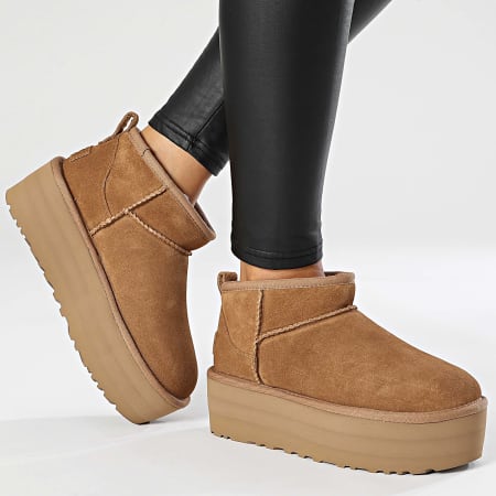 UGG - Botas Mujer Classic Ultra Mini Plateform 1135092 Castaño