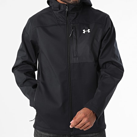 Under Armour - Giacca con cappuccio e zip Shield 1371587 Nero