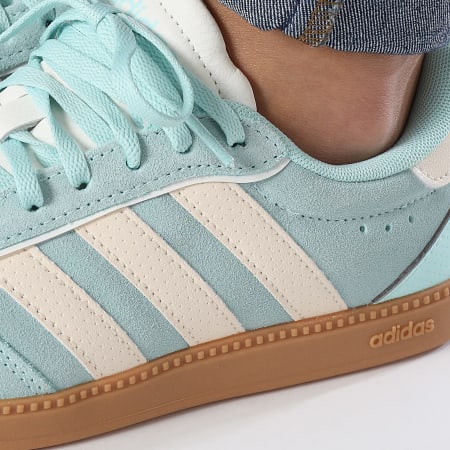 Adidas Sportswear - Breaknet Sleek Suede IH5469 Semi Flash Aqua Wonder White Core White Sneakers Donna