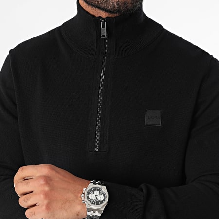 BOSS - Kanobix Sweater met rits 50494387 Zwart