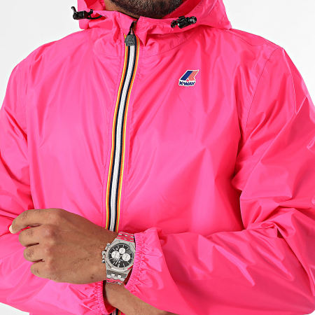 K-Way - Le Vrai Claude 3.0 Windjack Fluo Roze