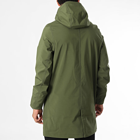 K-Way - Parka Thomas Bonded con cappuccio K7126WW Verde Khaki