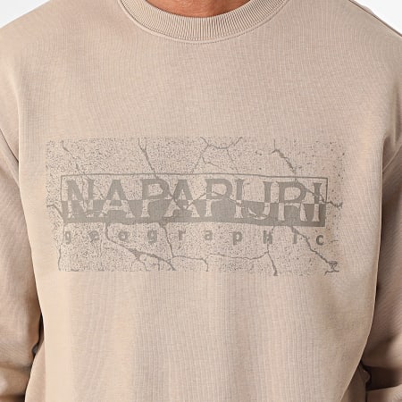 Napapijri - Albula Felpa con girocollo A4HZR Beige