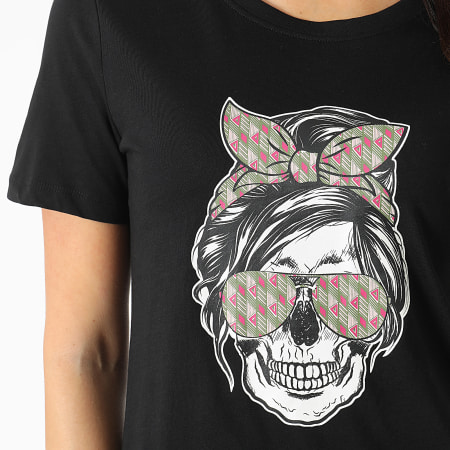 Only - Camiseta mujer Stella Life Negra