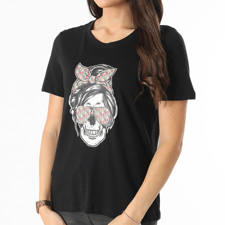 Only - Camiseta mujer Stella Life Negra