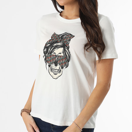 Only - Camiseta de mujer Stella Life Blanca