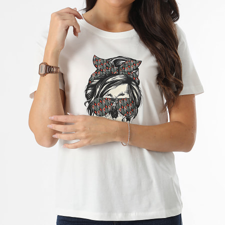 Only - Camiseta de mujer Stella Life Blanca