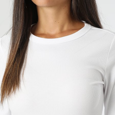 Only - Easy Camiseta manga larga mujer Blanco