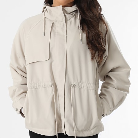 Only - Parka donna Chloe beige con cappuccio