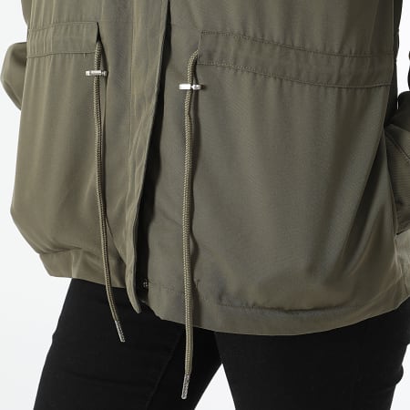 Only - Parka con cappuccio Chloe Donna Verde Khaki