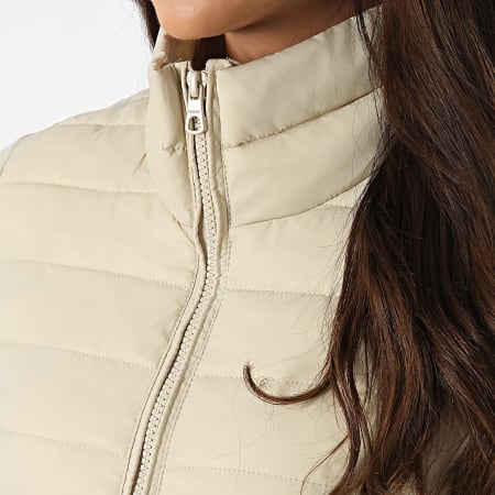 Only - Chaqueta de pluma New Tahoe Beige, mujer