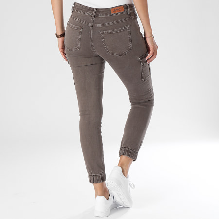 Only - Dames Missouri Taupe Skinny Cargo Broek