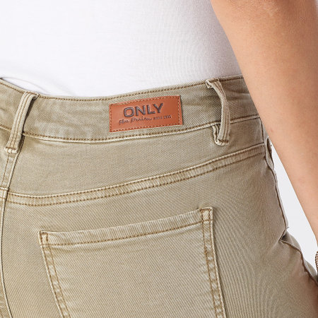 Only - Pantaloni skinny Cargo Missouri beige da donna