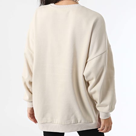 Only - Vrouwen Oversized Crewneck Sweatshirt Daze Beige