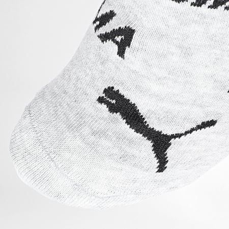 Puma - Lote de 2 pares de calcetines 100000953 White Grey Heather