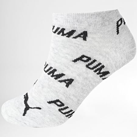 Puma - Lot De 2 Paires De Chaussettes 100000953 Blanc Gris Chiné