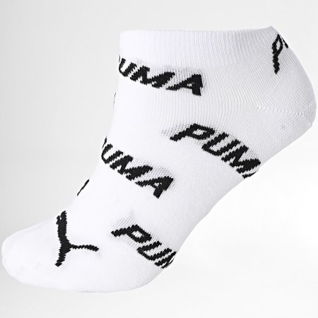 Puma - Lot De 2 Paires De Chaussettes 100000953 Blanc Gris Chiné