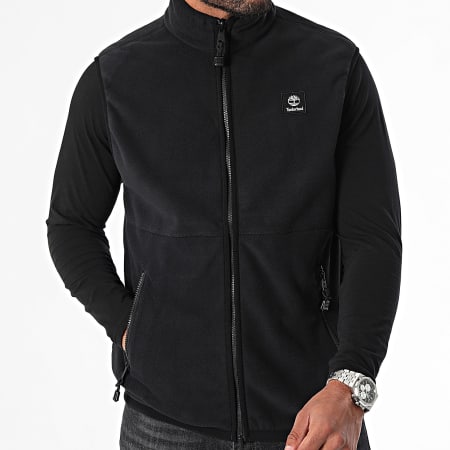 Timberland - A62FK Mouwloze Zip Fleece Jas Zwart