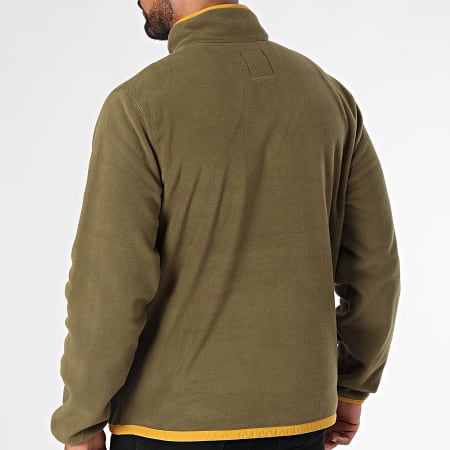 Timberland - A65WK Fleece Sweatshirt met Ritssluiting Khaki Groen