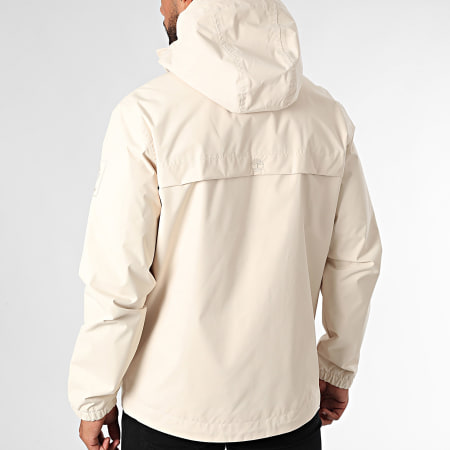 Timberland - A5XRS Beige Hooded Zip Jacket