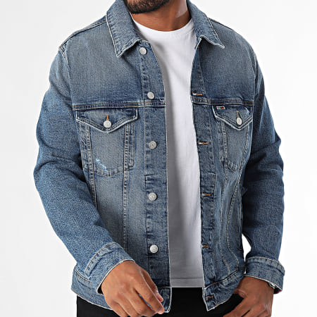 Tommy Jeans - Veste Jean Ryan Regular Trucker 0439 Bleu Denim