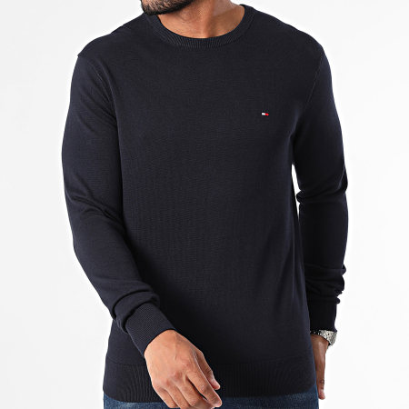 Tommy Hilfiger - Essentieel Katoen 4748 Navy Trui