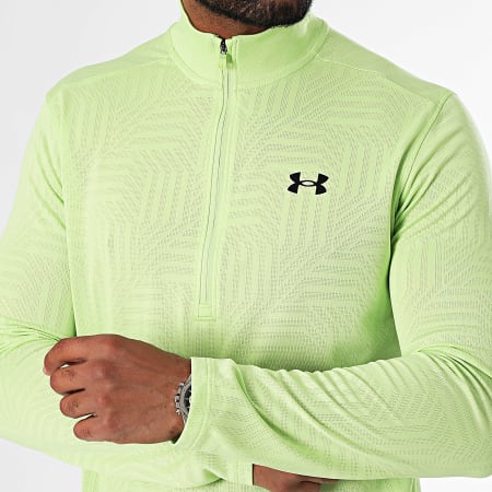 Under Armour - Camiseta Manga Larga Tech Vent Tessa 1/2 Zip 1385260 Verde Claro