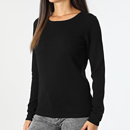Vero Moda - Pull Femme Care Structure Noir