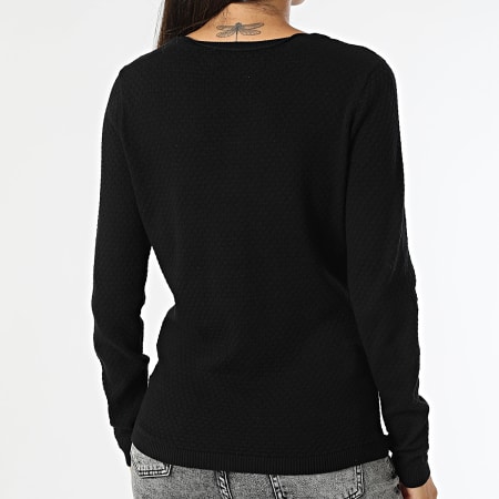 Vero Moda - Pull Femme Care Structure Noir