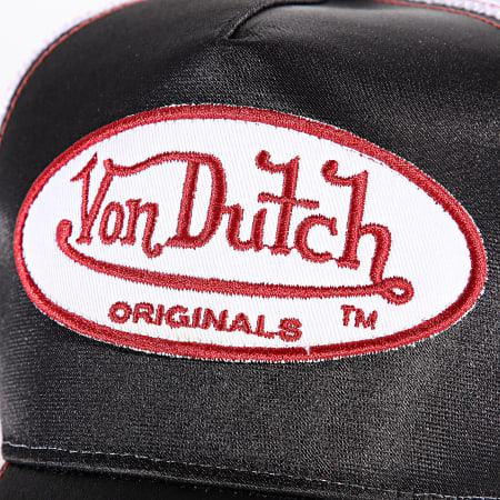 Von Dutch - Casquette Trucker Cary Noir Blanc